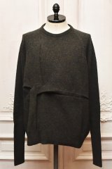Marina Yee　" MY Knit 2 - Crewneck Origami Knit "　col.Forest