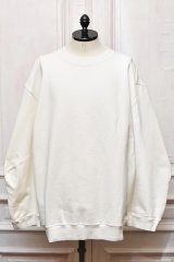 Marina Yee　" MY Sweet1 - Large Sweatshirt（turned sleeves) "　col.Off White