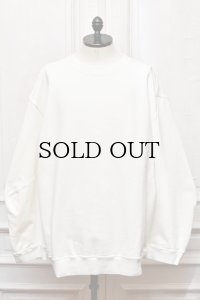 Marina Yee　" MY Sweet1 - Large Sweatshirt（turned sleeves) "　col.Off White