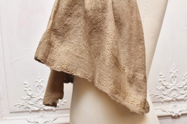 画像4: SILVANA MANETTI　" WOOL SILK STOLE - LIGHT 100 "　col.Earth - Earth