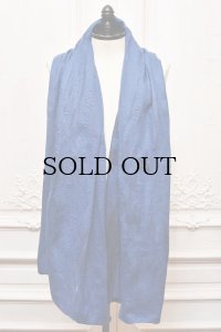 SILVANA MANETTI　" WOOL SILK STOLE - LIGHT 100 "　col.Sky / Tuareg