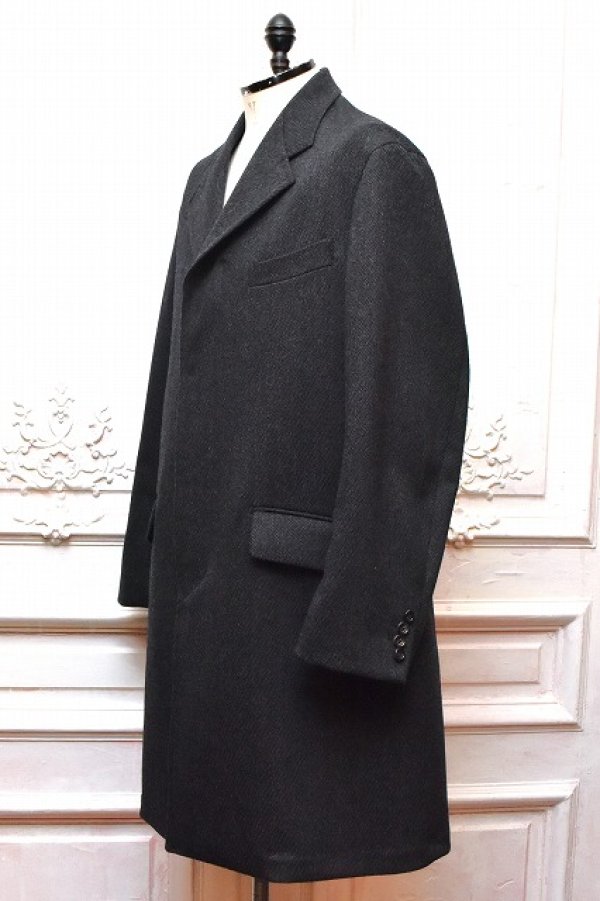 画像3: MAATEE&SONS " CHESTERFIELD COAT - French Karsey " col.Chacoal