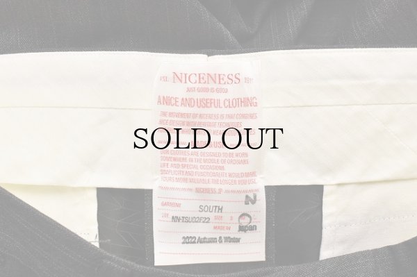 画像8: NICENESS　" SOUTH - Flared Slacks "　col.Charcoal ST