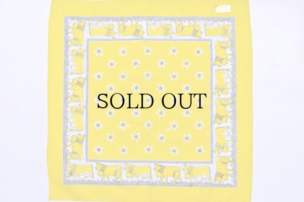 画像1: GLARNER TUECHLI　" Cowbell Bandana "　col.Yellow