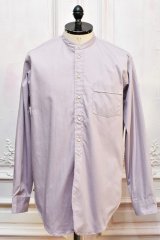 Taiga Takahashi　" BAND COLLAR SHIRT "　col.Lavender