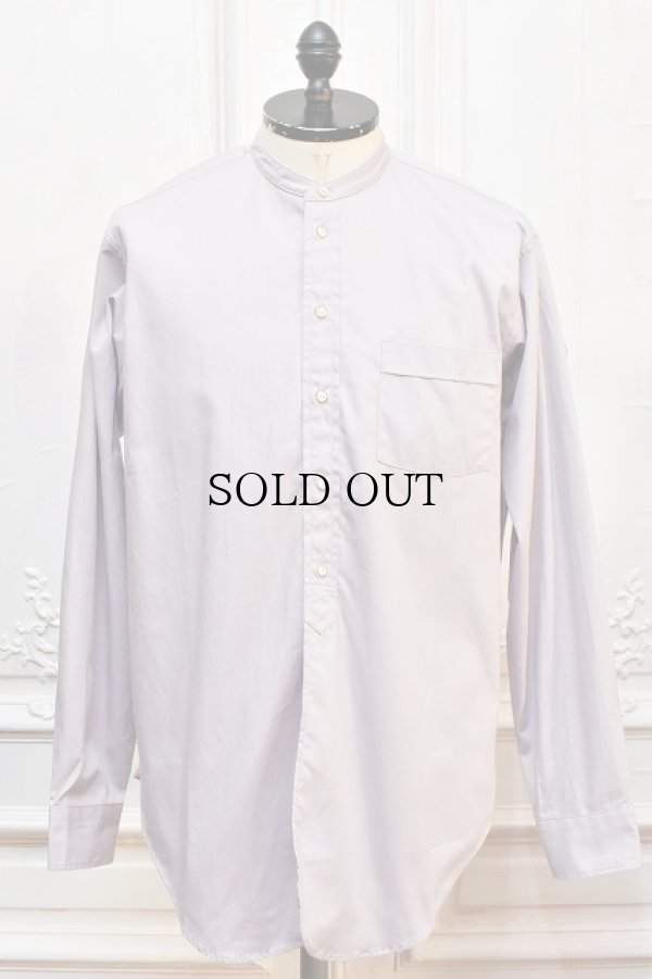 画像1: Taiga Takahashi　" BAND COLLAR SHIRT "　col.Lavender