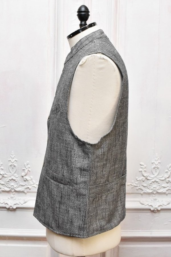 画像3: Taiga Takahashi　" STAND COLLAR VEST "　col.Melange Gray
