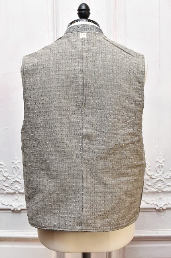 画像6: Taiga Takahashi　" STAND COLLAR VEST "　col.Melange Gray