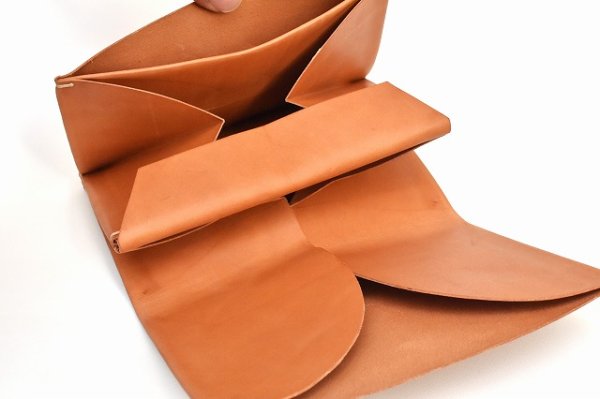 画像5: m.a+　" EXTRA LARGE WALLET "　col.COW LEATHER NATURAL