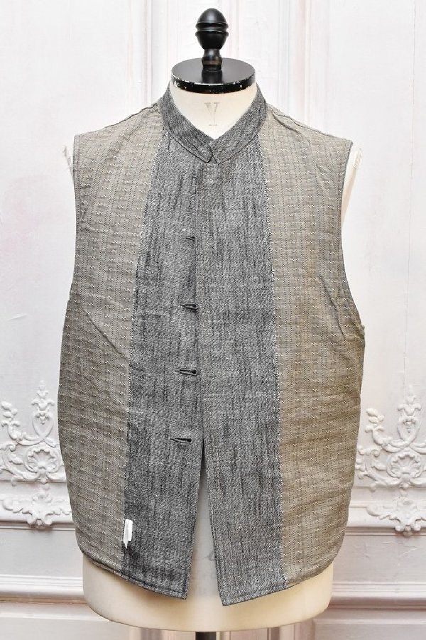 画像5: Taiga Takahashi　" STAND COLLAR VEST "　col.Melange Gray