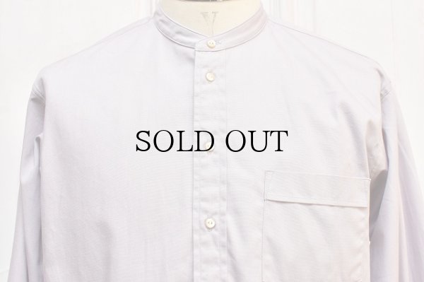 画像2: Taiga Takahashi　" BAND COLLAR SHIRT "　col.Lavender