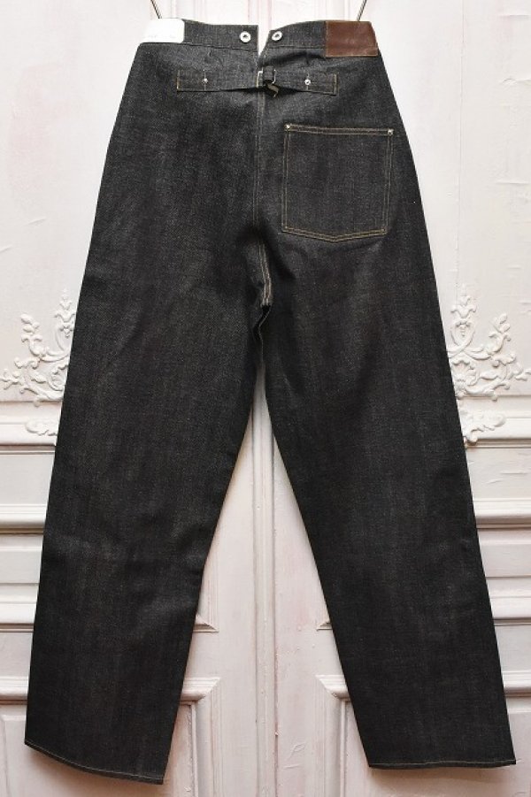 画像3: Taiga Takahashi　" BUCKLE-BACKED DENIM TROUSERS "　col.Raw Indigo