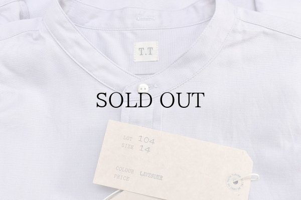 画像5: Taiga Takahashi　" BAND COLLAR SHIRT "　col.Lavender