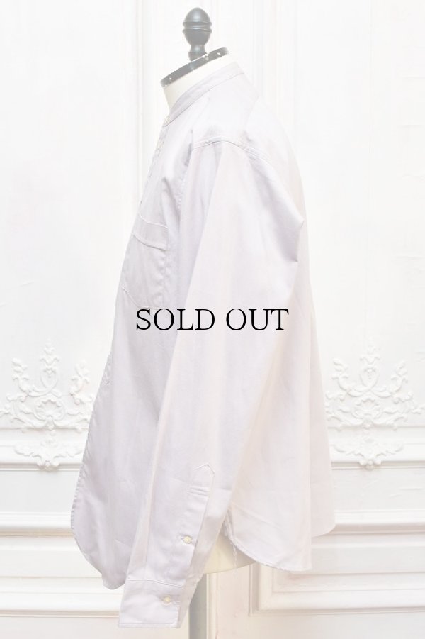 画像3: Taiga Takahashi　" BAND COLLAR SHIRT "　col.Lavender