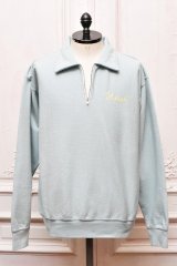  FilMelange　" HORST - ORGANIC HARD DRY SWEAT "　col.Azure Blue/Yellow
