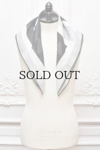 Fratelli Luigi　" Cotton Linen Silk Scarf "　col.L.Gray