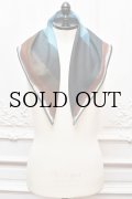 Fratelli Luigi　" Cotton Linen Silk Scarf "　col.Blue/Brown