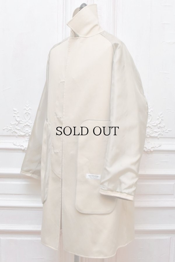 画像8: MAATEE＆SONS　" W-Face 手まつり Balmacaan - Cotton W-Face "　col.Oyster White