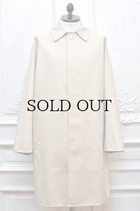 MAATEE＆SONS　" W-Face 手まつり Balmacaan - Cotton W-Face "　col.Oyster White