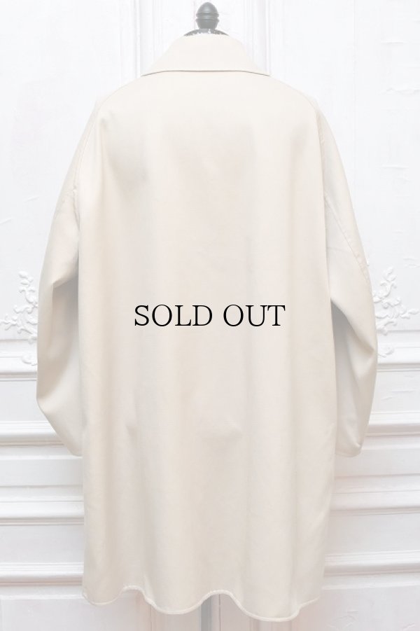 画像7: MAATEE＆SONS　" W-Face 手まつり Balmacaan - Cotton W-Face "　col.Oyster White