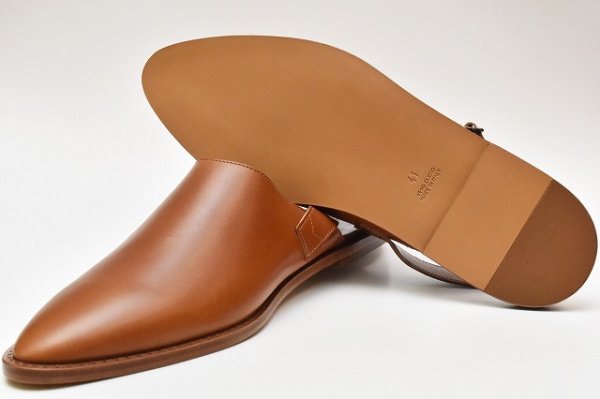 画像7: Cristaseya 　" Leather slipper  "　col.Cognac