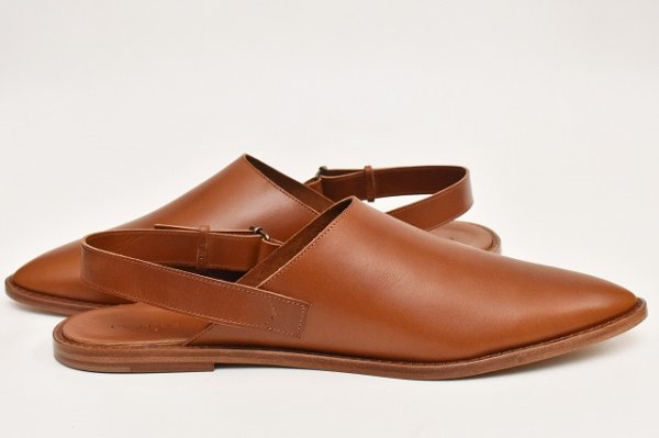 画像3: Cristaseya 　" Leather slipper  "　col.Cognac