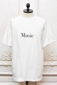 画像1: POET MEETS DUBWISE　" Music T-Shirt "　col.White (1)