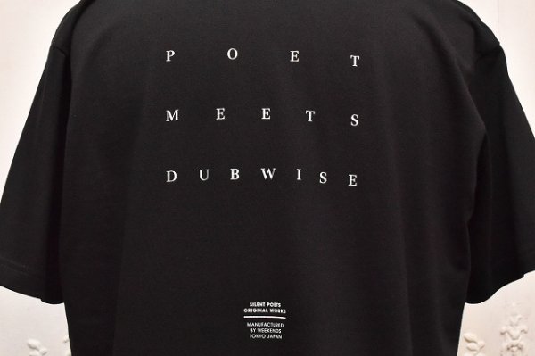画像4: POET MEETS DUBWISE　" Music T-Shirt "　col.Sumi