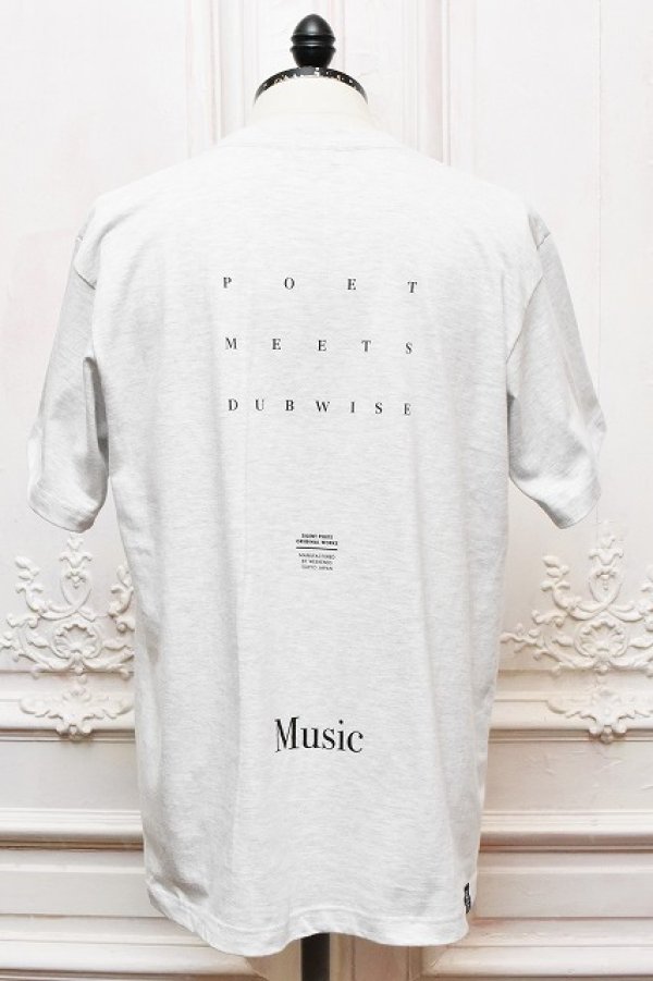 画像3: POET MEETS DUBWISE　" Music T-Shirt "　col.A.Grey
