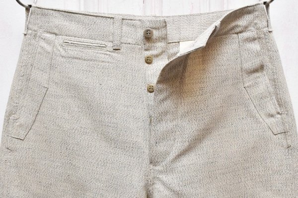 画像2: Taiga Takahashi　" ENGINEER TROUSERS  "　col.Melange Ivory