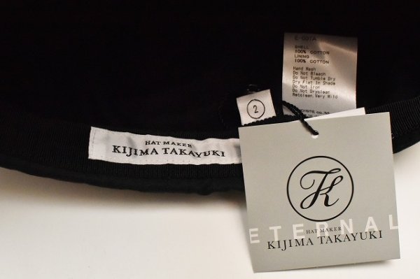 画像6: KIJIMA TAKAYUKI　" Cotton Casquette "　col.Black