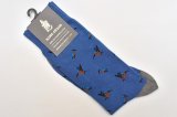 SCOTT NICHOL　" Cotton Sox - Halcyon / Kingfisher "　col.Denim