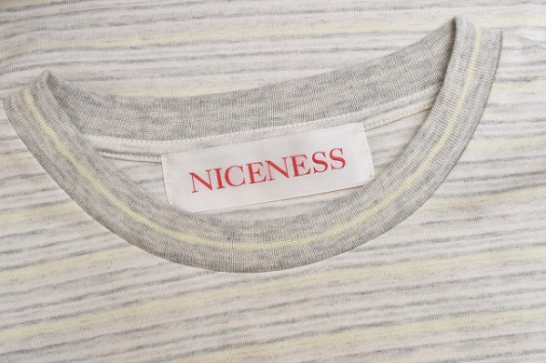 画像5: NICENESS　" RONNIE - Spatial Jacquared T-shirt "　col.Ecru