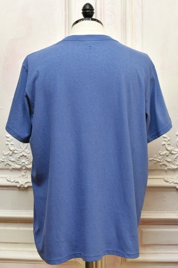 画像2: FilMelange x NAO TATSUMI　" NT - VINK Crew neck Print Tee "　col.Delft Blue