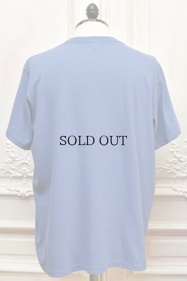 画像2: FilMelange x NAO TATSUMI　" NT - VINK Crew neck Print Tee "　col.Delft Blue