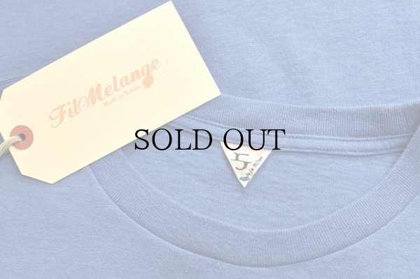 画像3: FilMelange x NAO TATSUMI　" NT - VINK Crew neck Print Tee "　col.Delft Blue