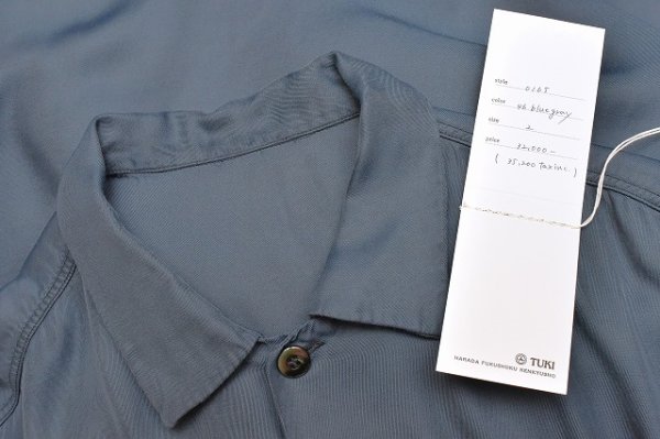 画像4: TUKI　" blouses "　col. blue gray(46)