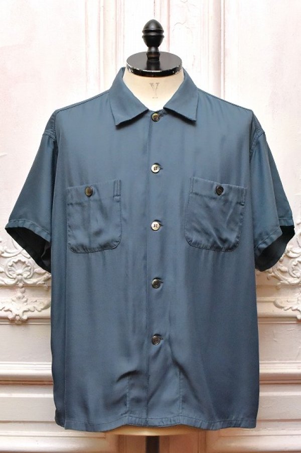 画像1: TUKI　" blouses "　col. blue gray(46)