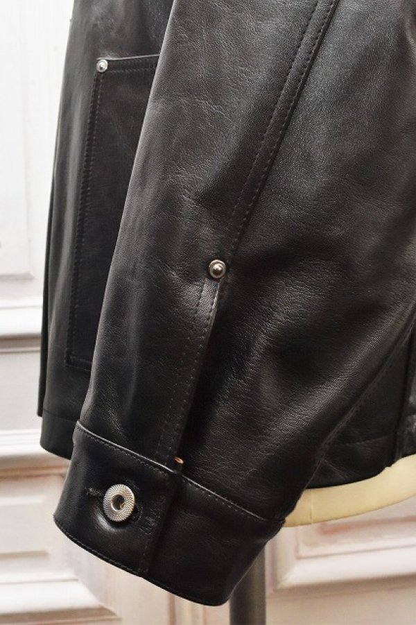 画像5: T.T　" LEATHER JACKET c.1930's "　col.Black