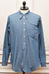 Taiga Takahashi　" NARROW COLLAR SHIRT "　col.Indigo