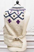画像4: KHOKI　" Hand - Knitted Nordic sweater  "　col.Beige (4)
