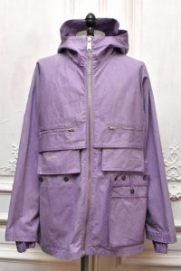 amachi.　" Double Layer Work Jacket - Natural Dye "　col.Purple