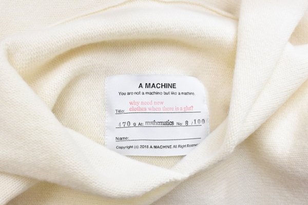 画像5: A MACHINE　" Minimum Conditions Sweater "　col.Raw White