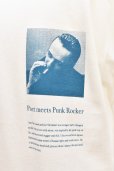 画像3: POET MEETS DUBWISE　" Poet Meets Punk Rocker 01 L/S T-Shirt "　col.White/Navy (3)