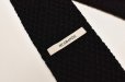画像3: HUSBANDS　" Knit Tie in Italian Wool "　col.Black (3)