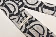 画像3: HUSBANDS　" Tie in Italian Silk Jacquard with Art Deco Pattern "　col.Black and Silver (3)