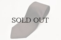 HUSBANDS　" Tie in Italian Silk Jacquard Sable "　col.Chocolate