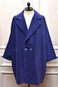画像1: amachi.　" Dolman Sleeve 4Button Coat "　col.Blue Purple (1)