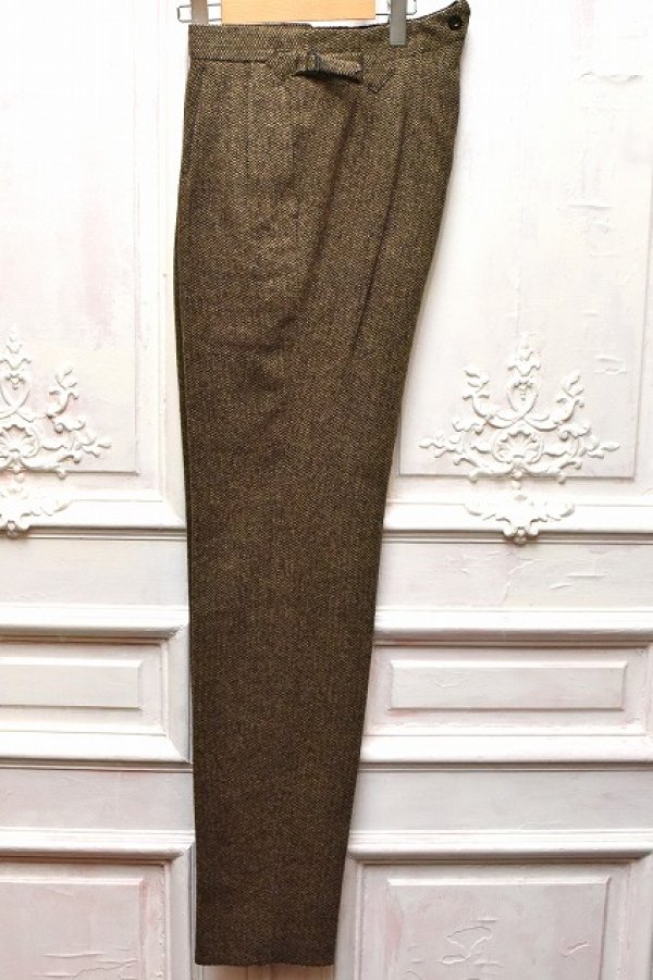 画像4: Fumiya Hirano THE TROUSERS　" SAVILE ROW - Shetland Weavings RL-12 "　col.DK Brown