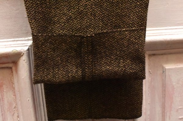 画像6: Fumiya Hirano THE TROUSERS　" SAVILE ROW - Shetland Weavings RL-12 "　col.DK Brown
